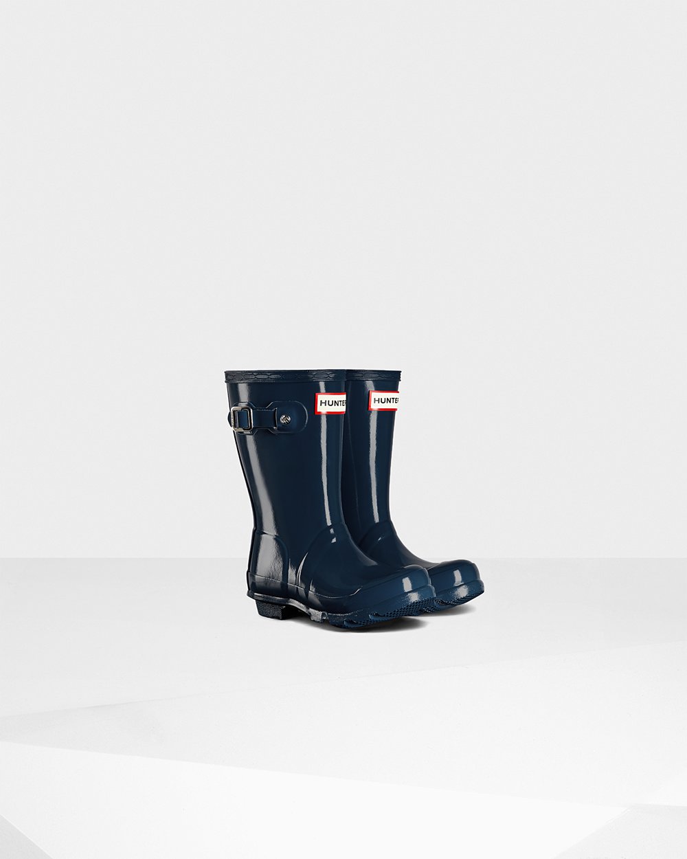 Kids Hunter Rain Boots Navy - Original Little Gloss - 1094568-CJ